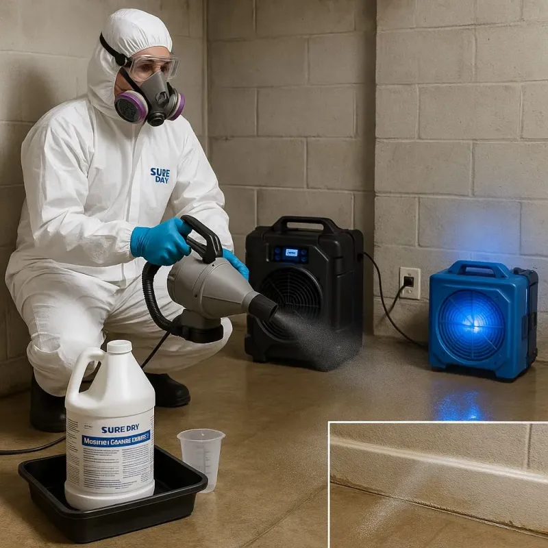 Sanitization and Odor Removal process in Bellaire, KS