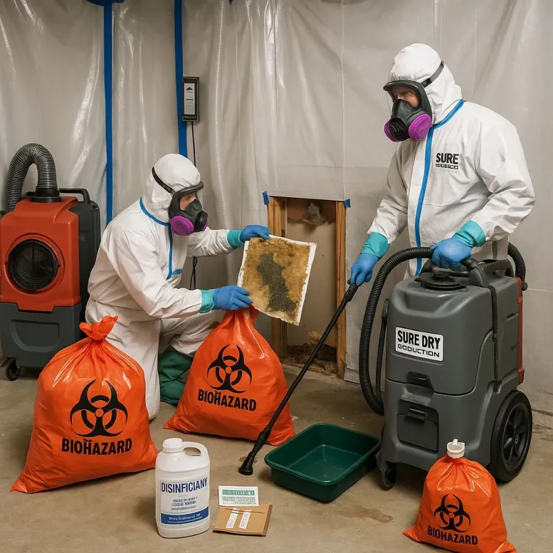 Contaminated Water Handling Protocols process in Bellaire, KS