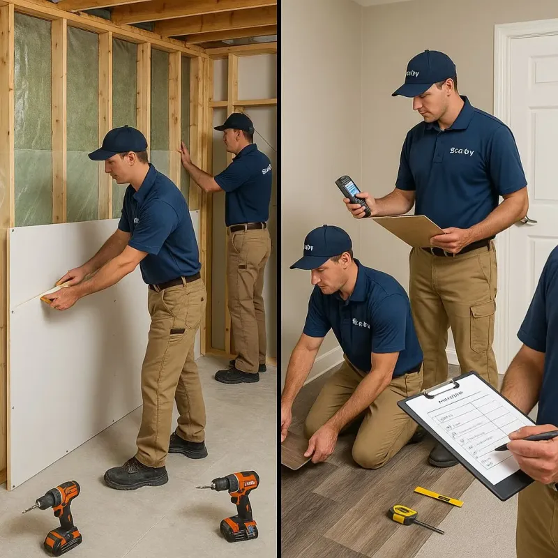 Repairs and Reconstruction process in Bellaire, KS